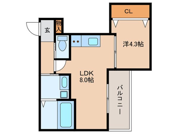 mの物件間取画像